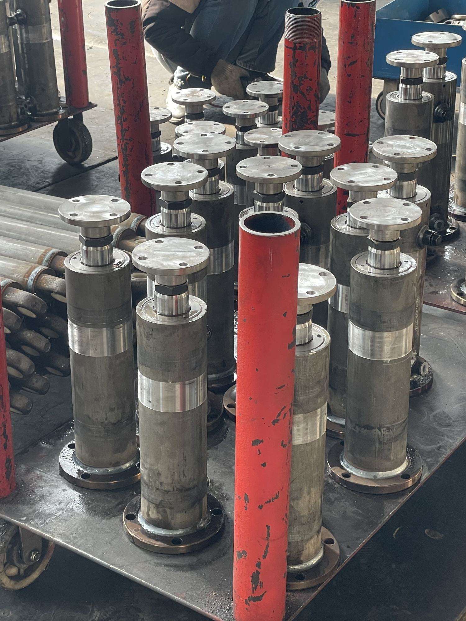 Compact Barrel Hardened 160mm Bore Suspension Leveling System Industrial Transport Application Semi Trailer Hydraulic Cylinder 15 H758036500a7f409f8cfb20053637a483J