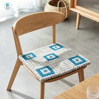 Coussin de siège en feutre de laine importé fait main avec design anti-compression personnalisé pour le confort des hanches et surface antibactérienne