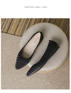 Nouveauté <span class=keywords><strong>Ballerine</strong></span> Chaussures confortables pointues décontractées élégantes et luxueuses pour les affaires Ballerines pour femmes Chaussures à enfiler pour dames - Product Image 6