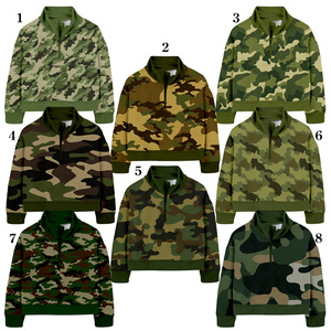 KERUI <span class=keywords><strong>Felpe</strong></span> <span class=keywords><strong>con</strong></span> Collo Alto e Mezza <span class=keywords><strong>Zip</strong></span> per Ragazzi, Set Felpa Mimetica Calda per Caccia Autunno e Inverno, <span class=keywords><strong>Felpe</strong></span> Personalizzate per Bambini - Product Image 2