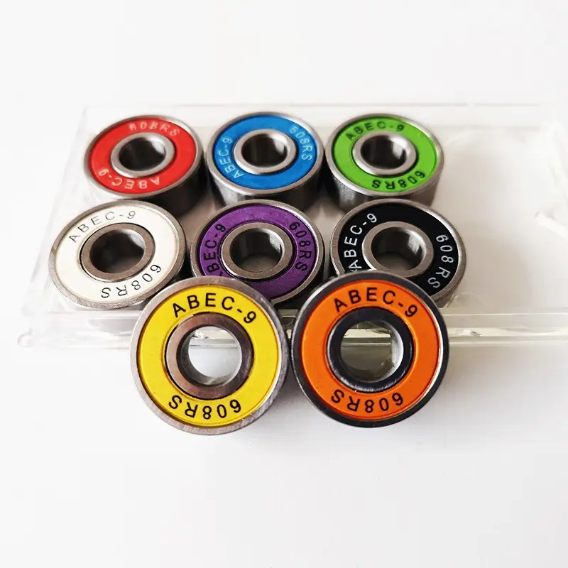 Bone Red Bearings 608 608-2rs Skateboard Bearing 608ZZ 608-2rs for inline skate 8x22x7 bearing