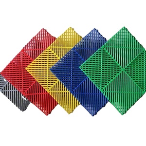 Plastique PP épissage revêtement de sol emboîtement sol de garage lavage de voiture carreaux de sol - Product Image 1