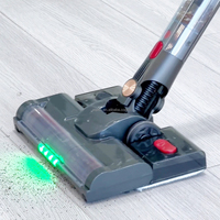 Repuestos para Aspiradora Inalámbrica Pencil Stick, Motor sin Escobillas de 18KPA, Cabezal de Cepillo LED para Pisos, Ligero, Portátil, para Mascotas y Hogar, con Certificación CE
