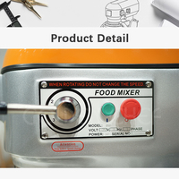 Machine commerciale de cuisine, mélangeur de pâte, alimentation industrielle, mélangeur de boulangerie, en acier inoxydable, Machine de fabrication de gâteaux, de pain