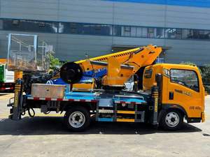 Nouveau Camion de Pompiers Diesel 45m 51m avec Plateforme Élévatrice Jaune pour Opérations en Haute Altitude, Véhicule Robuste, Norme Euro 3 - Product Image 5