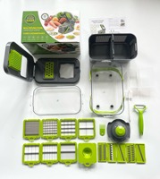 Outils et gadgets de cuisine multifonctionnels Coupe-légumes 22 en 1 Coupe-patates Mandoline Trancheuse