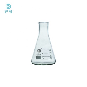 Fiole Erlenmeyer conique à fond plat Huke 1000 ml à col étroit en verre borosilicate 3.3 pour <span class=keywords><strong>analyse</strong></span> en <span class=keywords><strong>laboratoire</strong></span> - Product Image 2