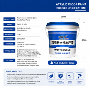 Pintura Acrílica de Secado Rápido para Pisos, Revestimiento Impermeable y Antideslizante para Renovación de Pisos de Cemento en Canchas y Talleres - Product Image 3