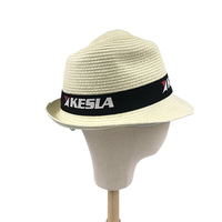 Chapeau de paille de haute qualité avec logo imprimé personnalisé Chapeaux de soleil de plage d'été pour hommes femmes