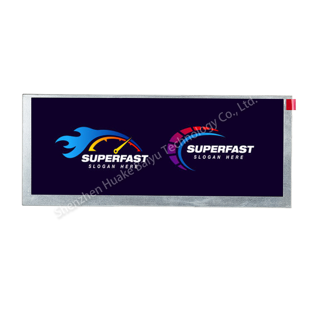 Hot Sales Wide Viewing Angle 12.3 Inch 1920x720 Lvds Ips Advertising Tft Lcd Car Automotive Bar Display Panel Optional PCAP