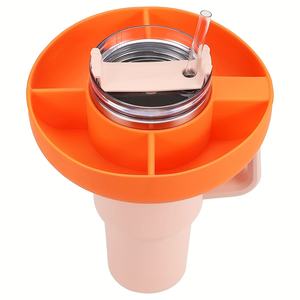 Cuenco para aperitivos para taza, anillo para aperitivos, compatible con <span class=keywords><strong>Stanley</strong></span> <span class=keywords><strong>Quencher</strong></span> 30/40OZ, vaso con asa, accesorios para tazas - Product Image 3