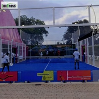 Installation facile de la vue panoramique du court de tennis Pader de Chine Stade Pader/Terrain de padel le plus vendu du fabricant