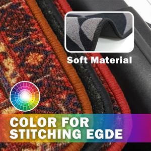 พรมปูพื้นรถยนต์ลายแฟชั่นพร้อมการพิมพ์ที่ทนทานต่อการซีดจางสำหรับตกแต่งภายในรถยนต์และเป็นของขวัญ - Product Image 2