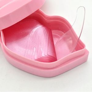 OEM Private Label Crystal Photography <span class=keywords><strong>Background</strong></span> Pink Sheet Repair Gel desechable Crystal Sheet Lip Mask Ácido hialurónico Lip Oil - Product Image 2