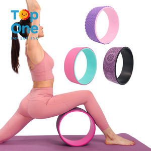 TopOne Équipement de massage corporel Pilates Sports Stretching Balance Training Yoga Roller Wheel - Product Image 1