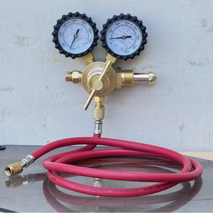 Régulateur d'azote haute pression avec manomètre orthodontique N2 G5/8, ensemble de tuyau en laiton américain CGA580 - Product Image 5