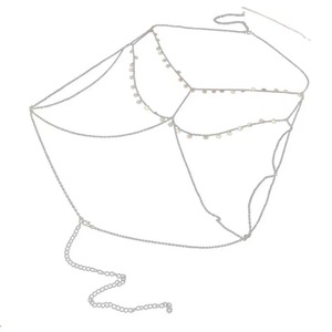 Cadena de cuerpo de aleación exótica, moderna y elegante, para pecho y clavícula, con lentejuelas de alta gama, sexy, estilo <span class=keywords><strong>Instagram</strong></span>, para mujer - Product Image 6