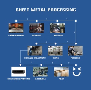 Lavorazione della lamiera personalizzata Oem saldatura stampaggio metallo alluminio acciaio inossidabile lavorazione dell'acciaio al carbonio parti di piegatura - Product Image 4
