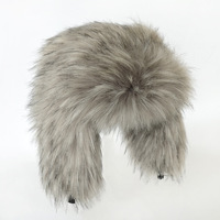Chapeau d'hiver personnalisé de luxe en fausse fourrure épaisse et chaude, imitation fourrure de renard et de raton laveur, chapeau seau moelleux et duveteux