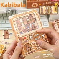 Machine à œufs torsadés Capybara, mini carnet de poche pour enfants, mécanisme de reliure portable Kapibara, manuel, cadeau d'anniversaire