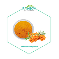 Pasokan Pabrik Massal Bubuk Jus Sea Buckthorn Alami Bubuk Sea Buckthorn