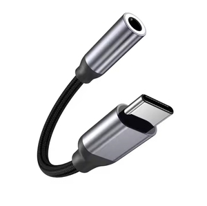 Cables de nuevo diseño USB C a 3,5mm Audio Tipo C a 3,5 Mm Adaptador de conector para auriculares AA04 Aún no hay reseñas <span class=keywords><strong>1910</strong></span> Audio Video - Product Image 1