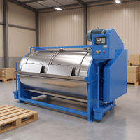 Laveuse industrielle électrique horizontale série GX en SUS304, capacité 20-500 kg, nouvelle génération pour usine de blanchisserie commerciale
