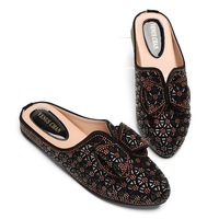 Chaussures de marche scintillantes printemps/été, chaussures plates en tissu respirant, pantoufles très vendues