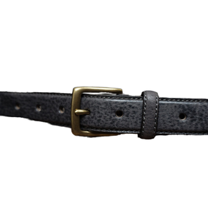 Cinturón de Cuero Vacuno Sólido Teñido al Agua, Estilo Vintage, Unisex, 3 cm, Multicolor, Transpirable, con Hebilla de Cobre/Aleación, Versátil - Product Image 1