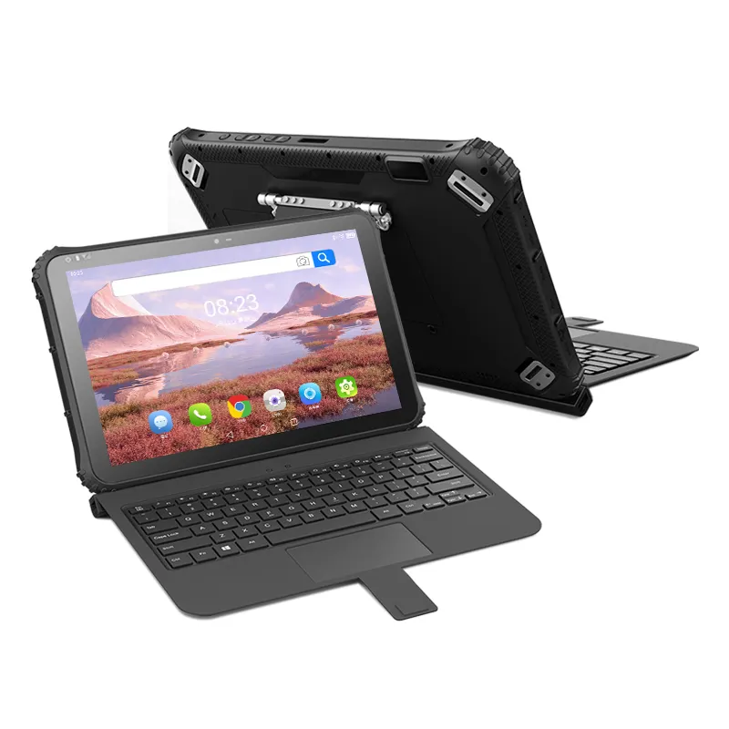 A22G 12.2 inç 4 + 64GB Android 10 sağlam Tablet Ip67 sağlam tablet android pc ile klavye POGO PIN NFC GPS seri port