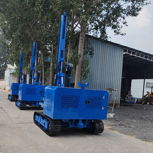 Fabrikant van fotovoltaïsche palenrammachines, kleine rups hydraulische boormachines met dieselmotor voor waterputten tot 40m. - Product Image 5