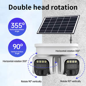 4MP Dual-Objektiv 4G WLAN Solar-Kamera IP66 Wasserdicht PIR-Bewegungserkennung IR-Nachtsicht PTZ 4G Solarbetriebene Kamera für Zuhause - Product Image 2