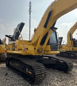 Excavatrice Komatsu PC210 160 200 d'occasion de haute qualité, 95% neuve, fabriquée au Japon, équipement lourd de 21 tonnes, pelle mécanique d'occasion, EPA CE - Product Image 4