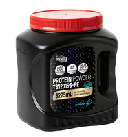 Bouteille à sauce carrée en plastique PE noir mat résistante aux hautes températures de 3225 ml avec poignée, récipient à sirop à large ouverture de qualité alimentaire