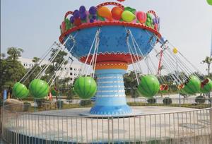 Giostra a Sedie Volanti per Bambini con 16 Posti, Mini Parco Divertimenti Portatile per Fiere e Luna Park - Product Image 5