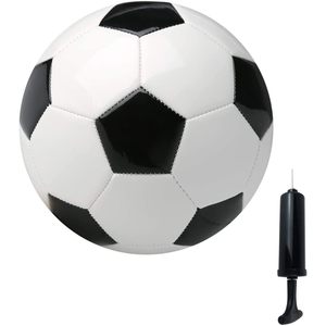 Ballon de football SPDTECH taille 2 3 4 5 en PU, durable, blanc et noir, pour l'entraînement des enfants et des jeunes, pour les matchs de ligue - Product Image 4
