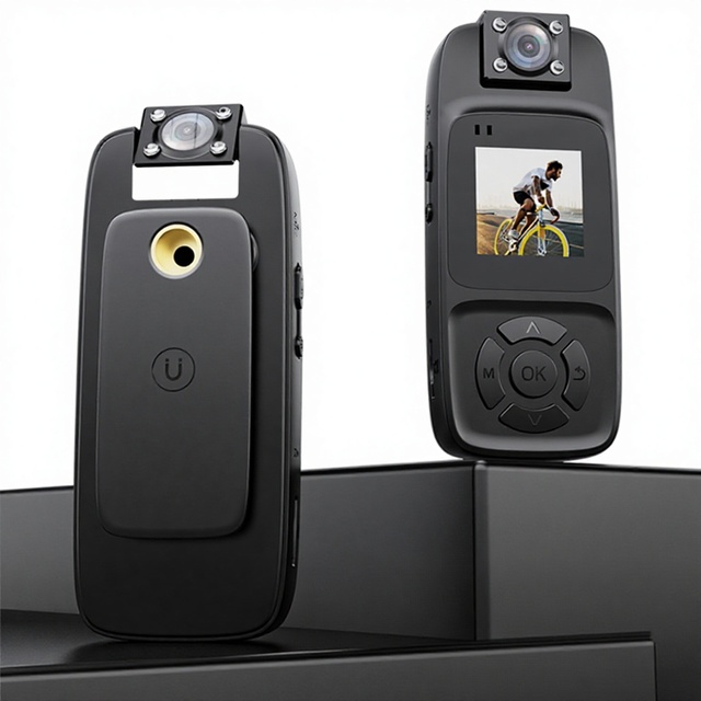4K Action Camcorder Full HD Night Vision MicroSD Body Worn Camera for Sports Travel Vlog Comes with 64GB