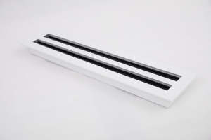 Modern 6''x4'' Alüminyum Alaşımlı Lineer Kanal Tipi Difüzör 2 Kanallı HVAC Standart Havalandırma Kanalı ve Izgarası Şık Tasarım - Product Image 3