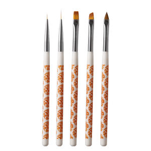 ชุดปากกาทำ<span class=keywords><strong>เล็บ</strong></span>ด้ามไม้เป็นมิตรต่อสิ่งแวดล้อมใหม่สไตล์จีนปากกาเขียนขอบแบนปากกาแกะสลักลายด้วยแสงรูปแบบเมฆ<span class=keywords><strong>มงคล</strong></span> - Product Image 5