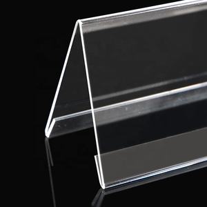 थोक उच्च गुणवत्ता आधुनिक ए 4 ए 5 ए 6 कस्टम स्पष्ट एक्रिलिक जल प्रतिरोधी मेनू डिस्प्ले स्टैंड वी आकार तालिका शीर्ष नाम - Product Image 6