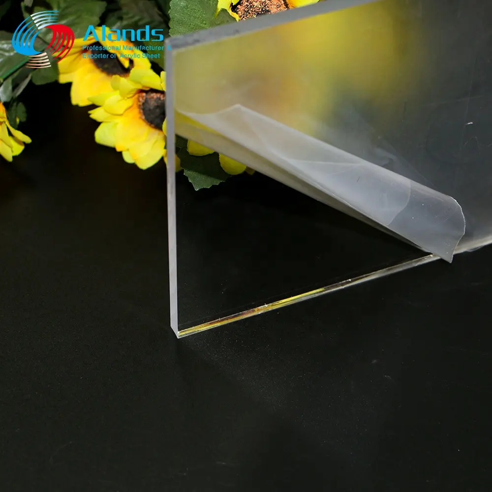 3mm 4mm 5mm 6mm 1220*2440*mm size masking protective film paper clear cast acrylic sheet