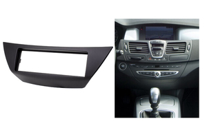 Façade audio de voiture One Din pour RENAULT <span class=keywords><strong>LAGUNA</strong></span> <span class=keywords><strong>2007</strong></span> + Kit de tableau de bord stéréo Installation de montage Fascia Face Plate Panel Frame - Product Image 2