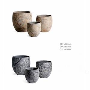 Samantha <span class=keywords><strong>sol</strong></span> très grands pots de plantes <span class=keywords><strong>hors</strong></span> <span class=keywords><strong>sol</strong></span> conteneurs de jardin pots de plantes vintage jardinières pour plantes d'extérieur - Product Image 4