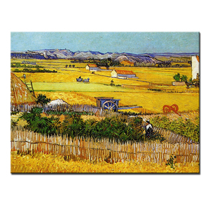 Venta al por mayor personalizado hecho a mano <span class=keywords><strong>Vincent</strong></span> <span class=keywords><strong>Van</strong></span> <span class=keywords><strong>Gogh</strong></span> pintura al óleo moderna lienzo famosos paisajes florales bordes pintados personalizados - Product Image 1