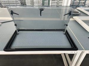 Fenêtre extrapolée RV d'angle fileté, fenêtre de remorque de voyage avec angle d'arc circulaire - Product Image 4