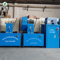 Máquina Cortadora y Peladora de Mangueras de Goma Flexible Automática de 2'' Más Popular, Máquina Cortadora de Mangueras Hidráulicas Ecológica Sin Polvo