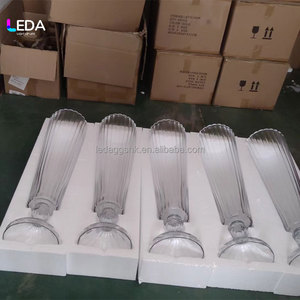 Jarrón de Vidrio Transparente de Estilo Clásico de 77 cm/66 cm, Directo de Fábrica LEDA, Centro de Mesa para Decoración de Bodas - Product Image 3