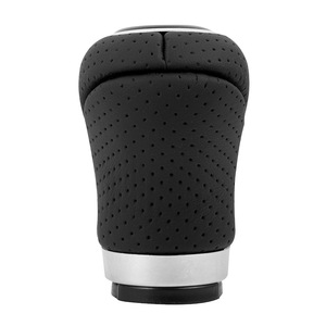 Mercedes-Benz <b>Shift</b> <b>Knob</b> Black Perforated Leather Manual Transmission Ergonomic Design - Product Image 4