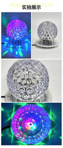 Lámpara LED Decorativa con Forma de Piña, Giratoria, para Interiores, Estilo Disco, Budismo, para Fiestas, Bares, KTV, Iluminación RGB para Escenarios, Láser Disco - Product Image 3
