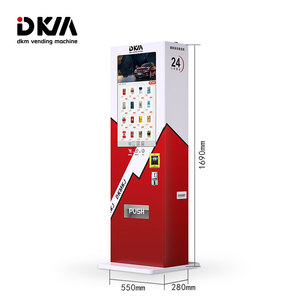 ตู้จำหน่ายสินค้าอัตโนมัติแบบสัมผัสหน้าจอ Dkmvending สำหรับภายนอกอาคาร รับเหรียญ - Product Image 2